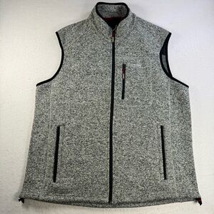 Orvis Men’s XL Denali Sweater Fleece Vest Gray